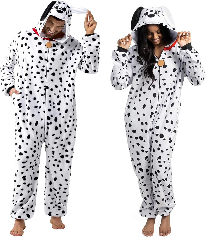 Spooktacular Creations Halloween Dalmatian Dragon Triceratop Unisex Pajama, Adult Animal Costume ... | Amazon (US)