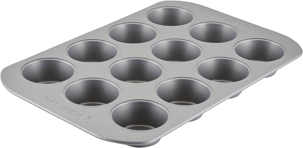 Farberware 12-c. Nonstick Nonstick Bakeware Muffin Pan, Gray | Amazon (US)