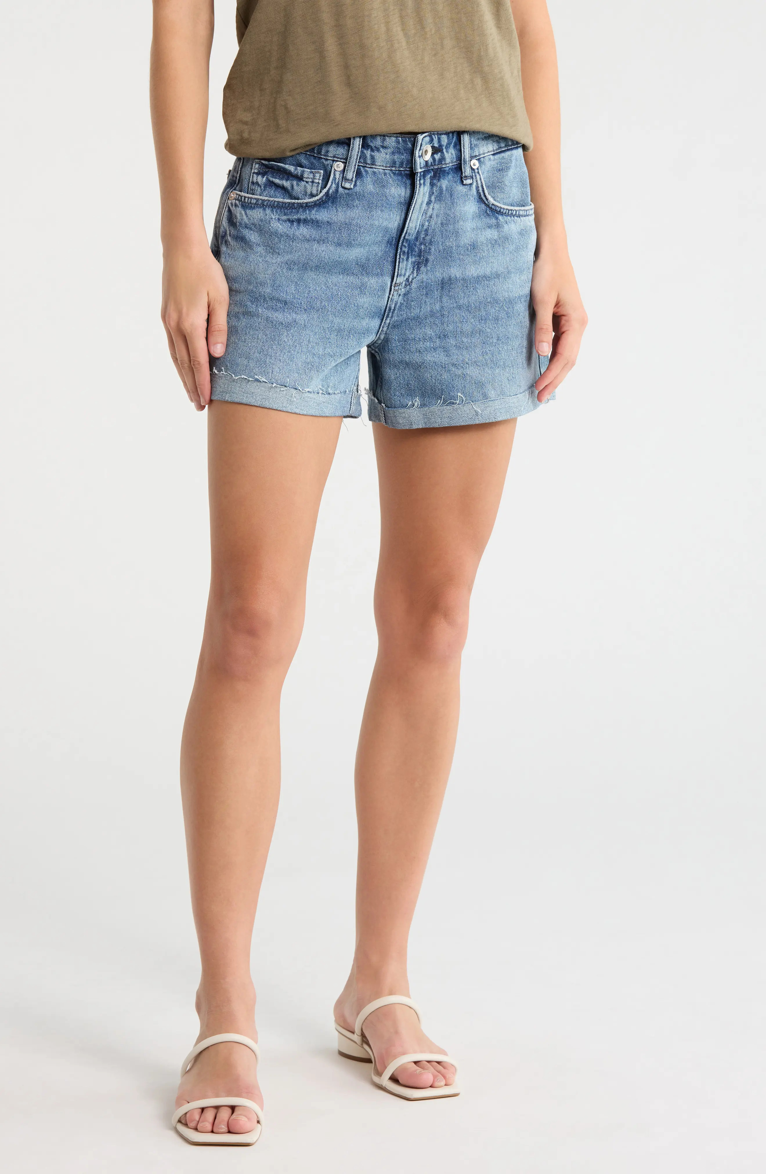 Dylan Cuffed Denim Shorts (Women) | Nordstromrack | Nordstrom Rack