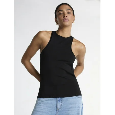 Scoop Women s Plus Cutaway Sweater Tank Top Lightweight Sizes 1X-4X | Walmart (US)