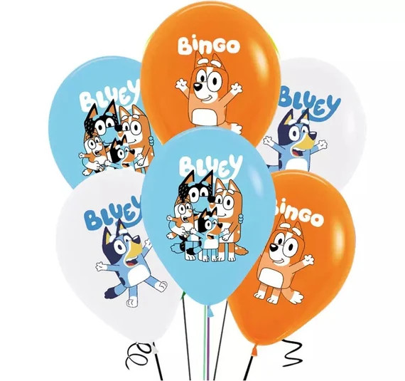 Bluey and Bingo 15pcs mix latex. | Etsy (US)