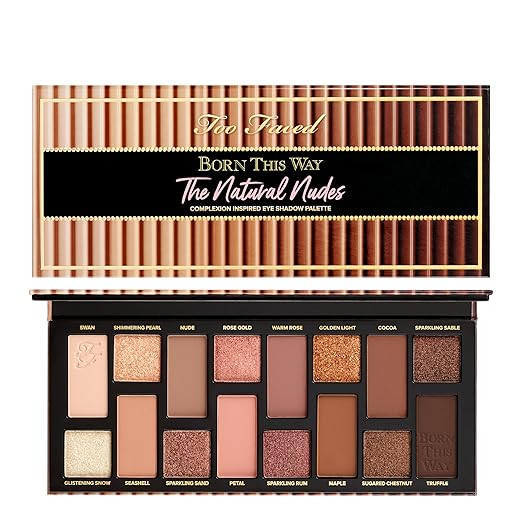 Too Faced Born This Way The Natural Nudes Eye Shadow Palette | High Pigment + Shimmer, 0.42 Ounce | Amazon (US)