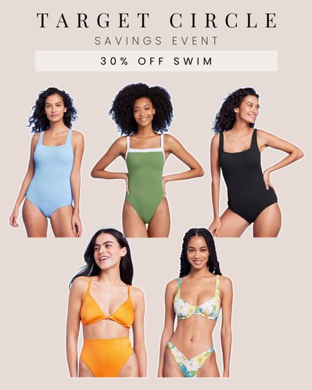 Target circle week swim 30% off ☀️ swimsuits, one piece swim, bikini

#LTKswim #LTKxTarget #LTKsalealert