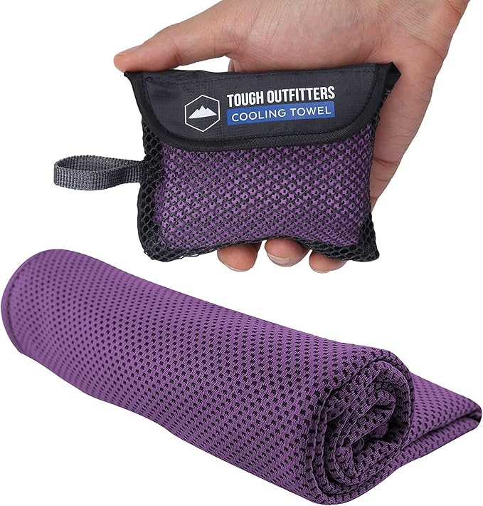 Tough Outdoors Cooling Towels for Neck Face - Neck Cooling Towel for Hot Weather Yoga Sports Golf... | Amazon (US)