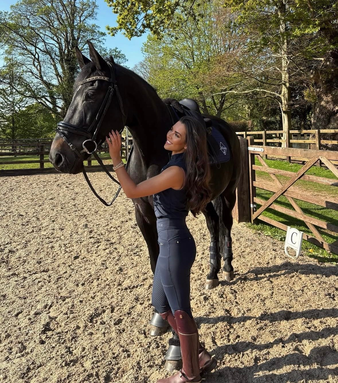 Equestrian riding outfit, Holland Cooper sleeveless top and breeches.
Breeches OOS currently but have linked different colour 🫶🏼

#LTKsummer #LTKfitness #LTKuk