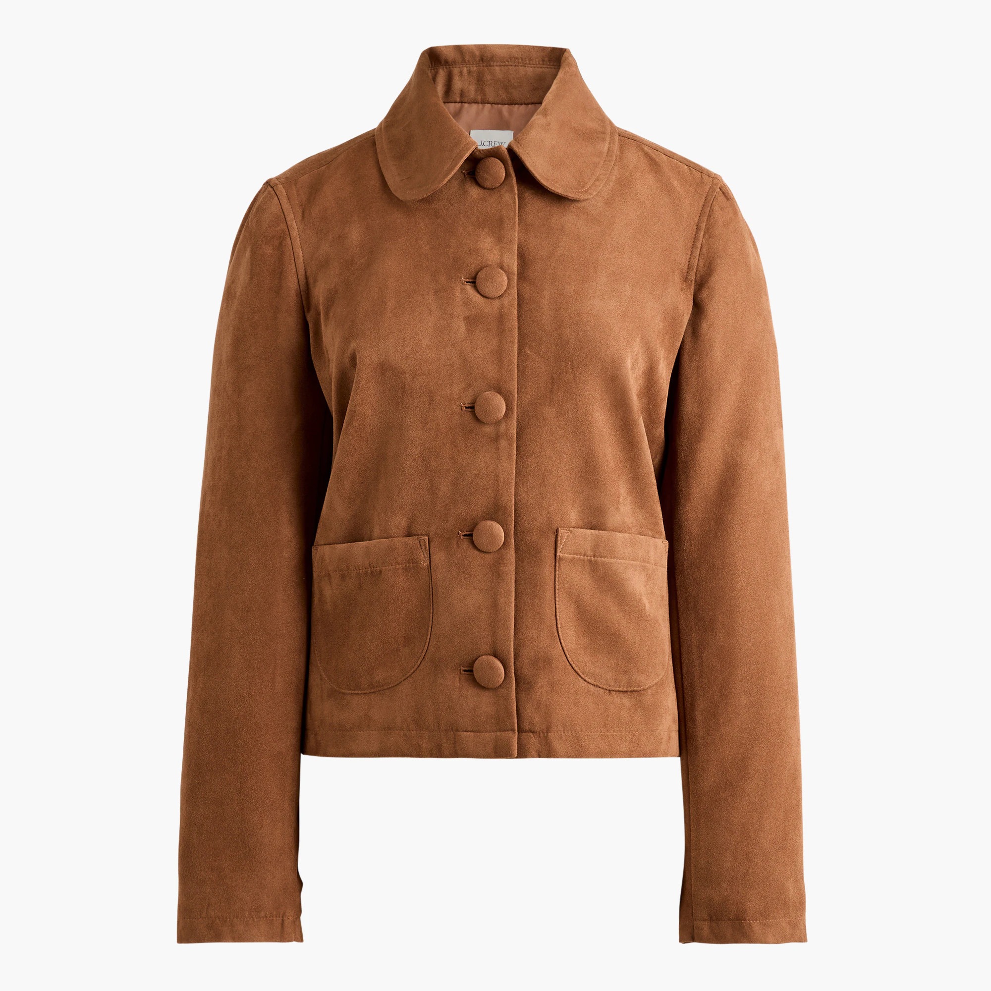 Cropped sueded jacket | J.Crew Factory