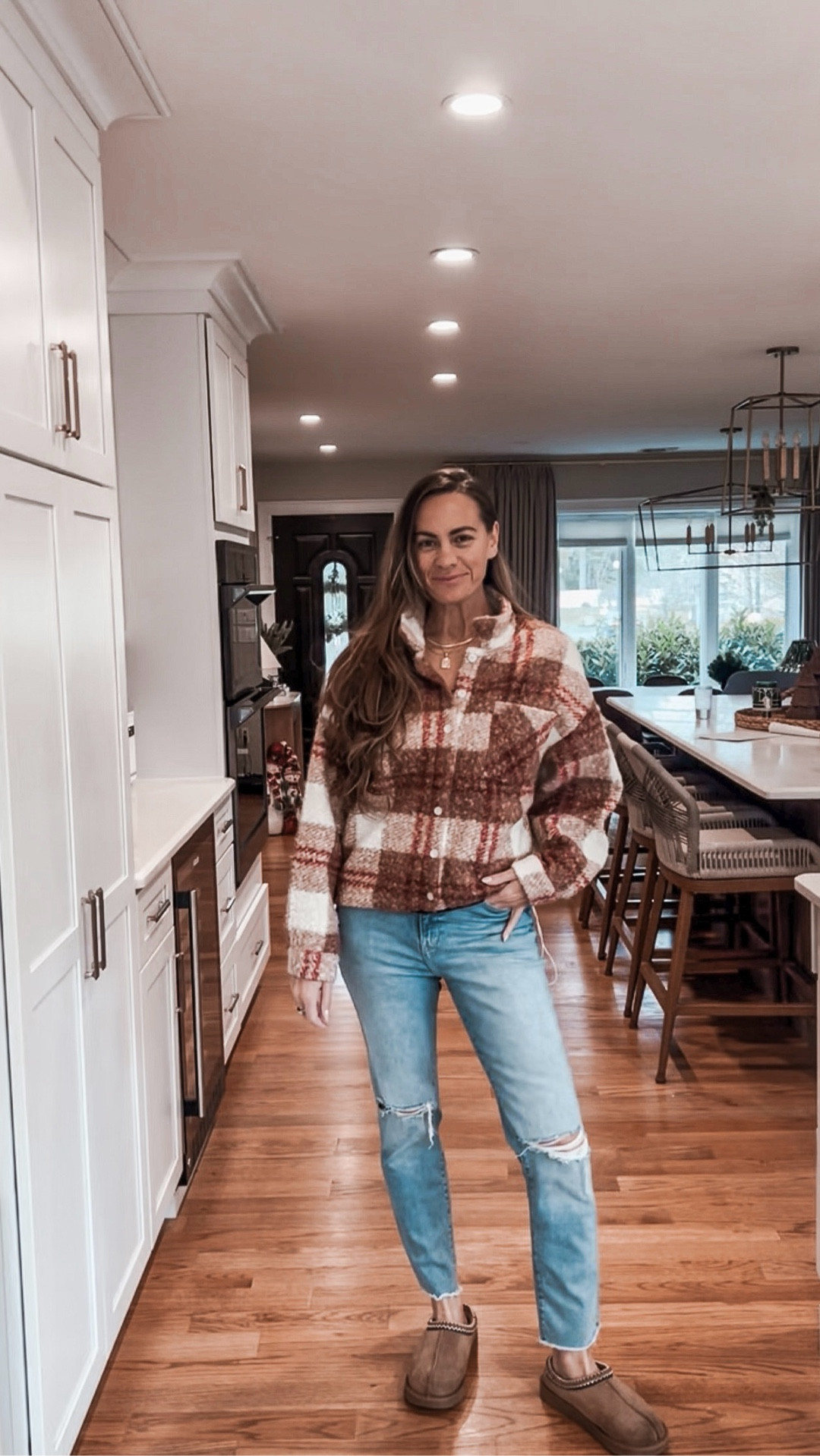 The cutest cropped plaid shacket!

#LTKFindsUnder50