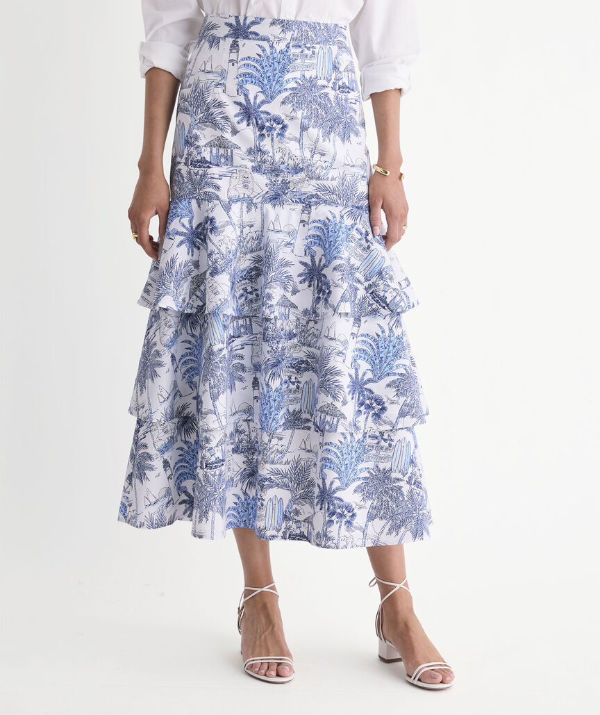 Tanya Tiered Skirt | vineyard vines
