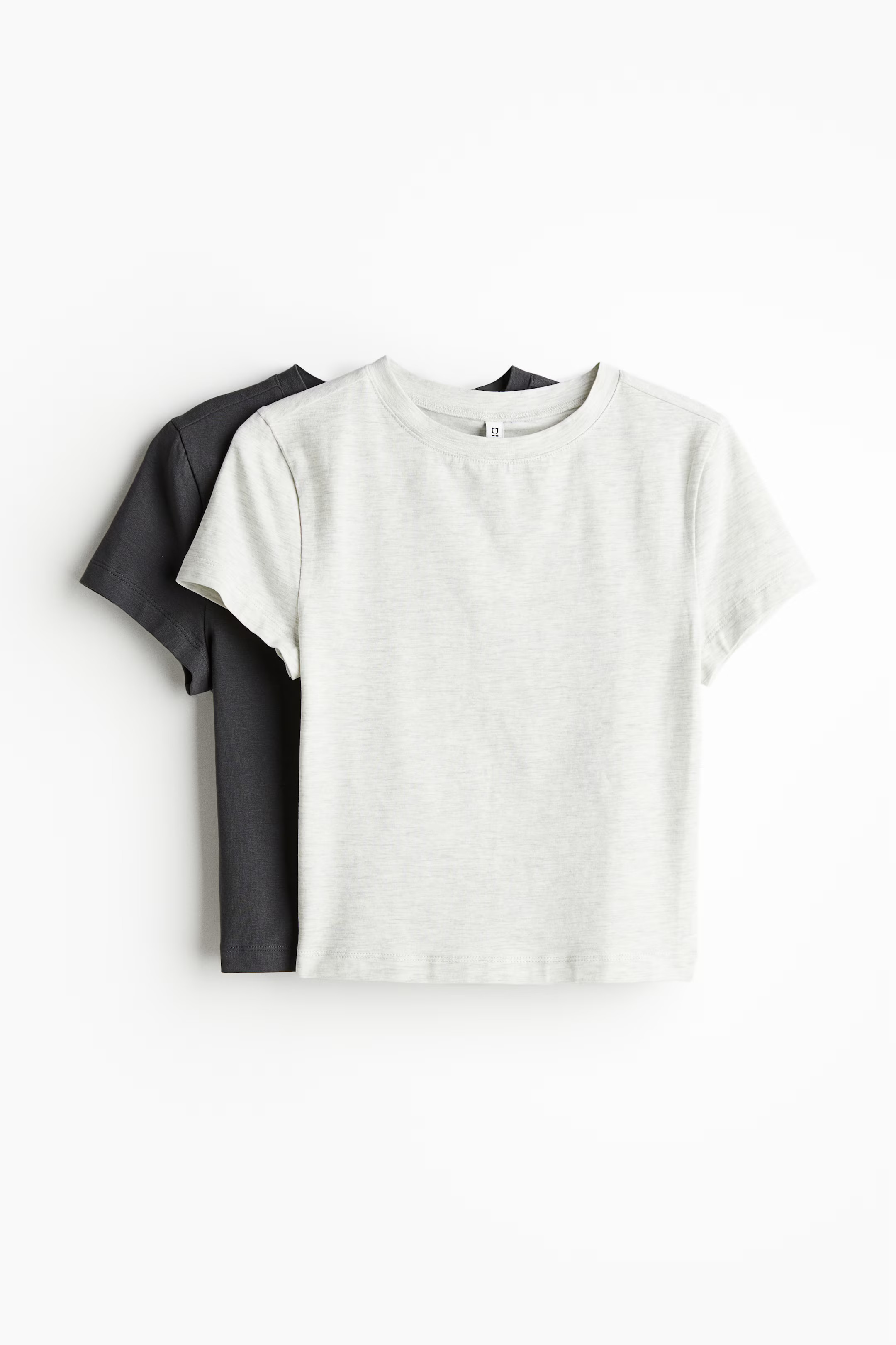 2-pack Crop T-shirts | H&M (US + CA)