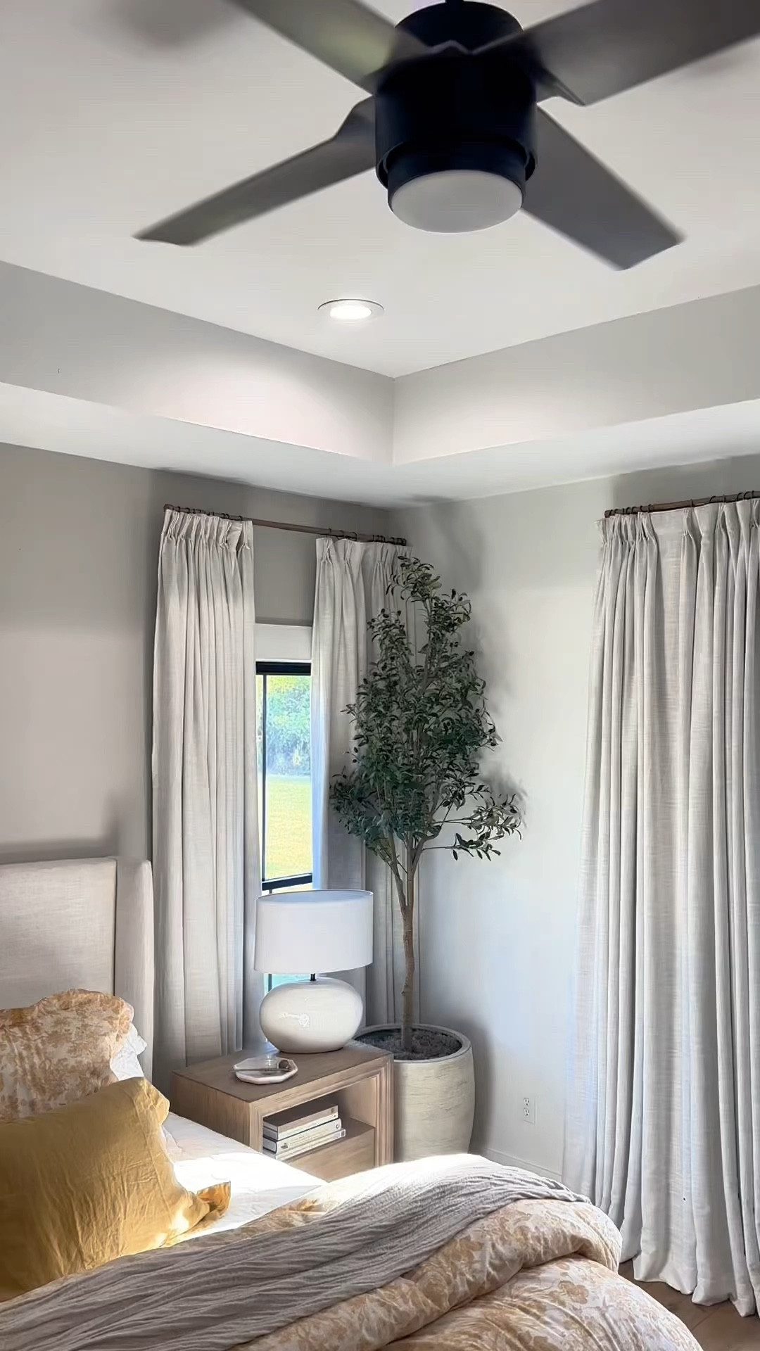 Bed, mattress, pillows, sheets, blanket, nightstand, lamp, wardrobe, dresser, mirror, curtains, carpet, alarm clock, wall art, decor, window, door, bedspread, shelves, cozy, sleep, relaxation, curtains , nightstands , master bedroom , bedding , bedroom fan , fan , ceiling fan , Home Depot @homedepot 

#LTKCyberWeek #LTKhome #LTKHolidaySale