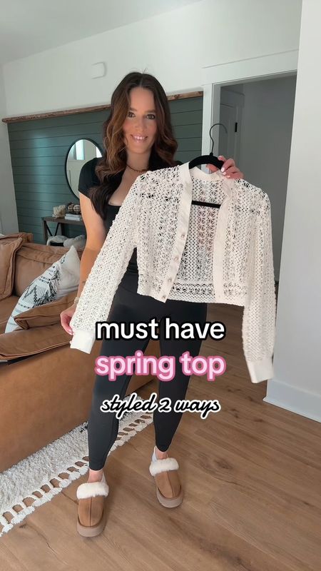 must have crochet top 🤍

spring style | spring fashion | spring outfits | crochet top | summer tops | spring top | western outfit | casual outfits | two ways to wear | amazon fashion | amazon finds 

#LTKshoecrush #LTKfindsunder50 #LTKfindsunder100