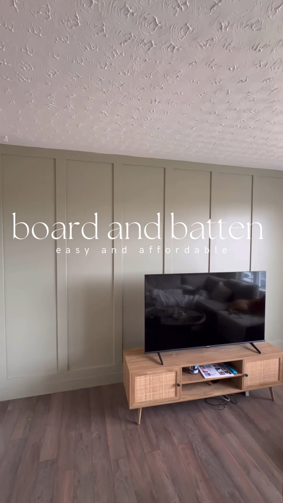 Easy affordable DIY board and batten wall. Sharing all the tools used and how to do it. Home renovation inspiration tips 

#LTKhome #LTKVideo