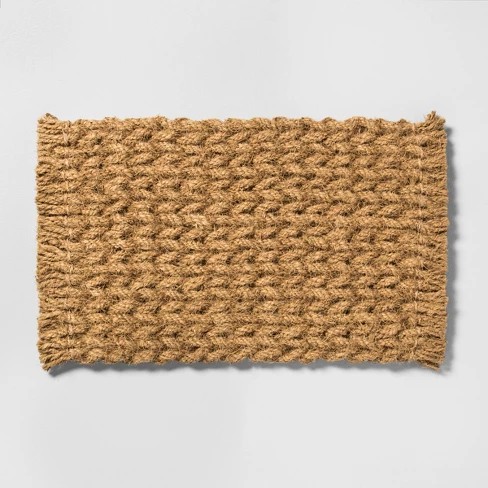 18" x 30" Door Mat Braided Coir - Hearth & Hand™ with Magnolia | Target
