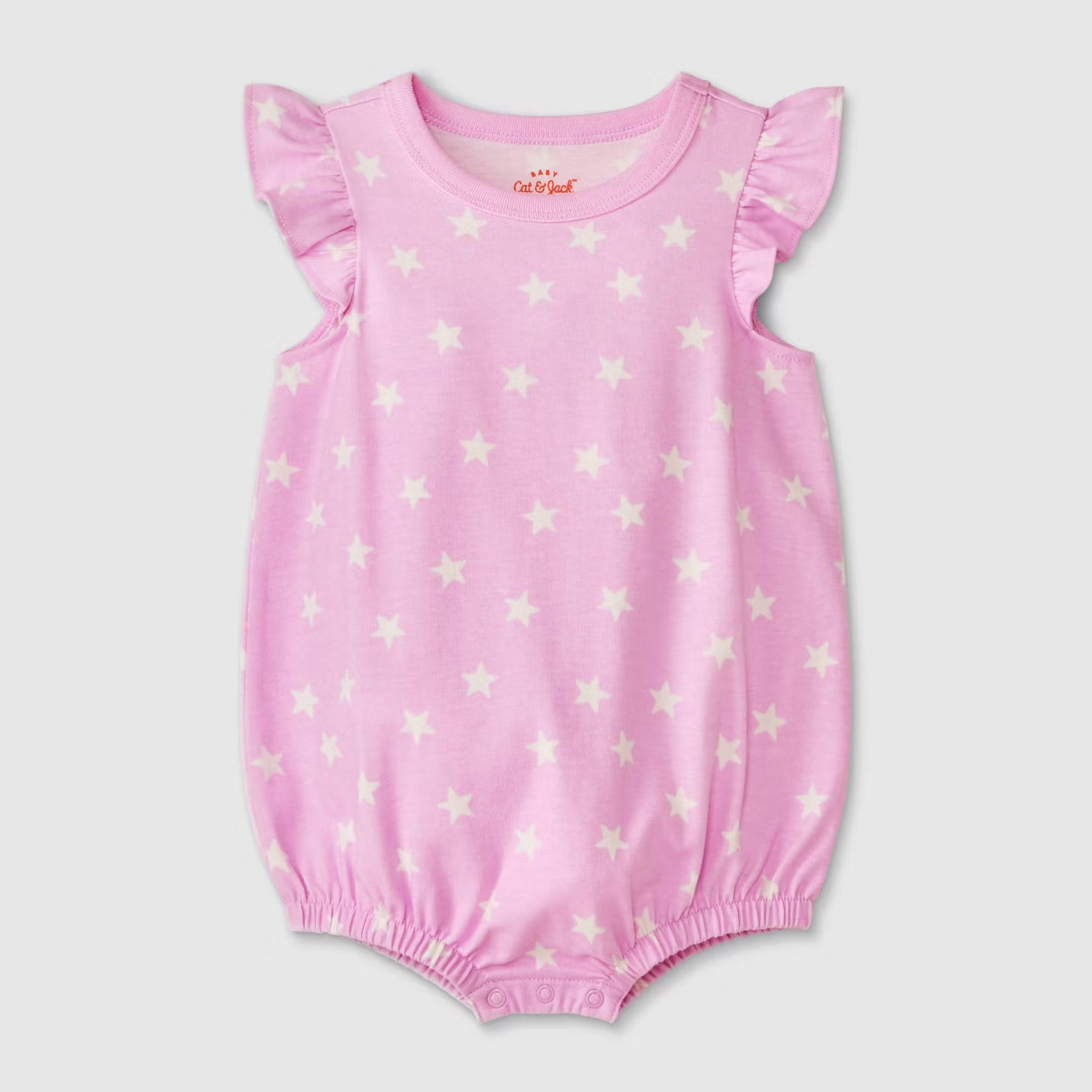 Baby Girls' Printed Ruffle Romper - Cat & Jack™ | Target