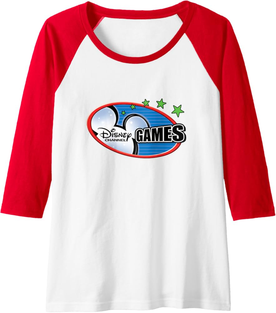 Disney Channel Games Logo Raglan Baseball Tee | Amazon (US)