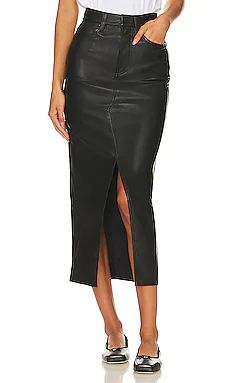 Faux Leather Reconstructed Skirt
                    
                    Hudson Jeans | Revolve Clothing (Global)
