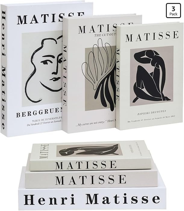 Beautiful Decorative Book - Decorative Books for Home Decor - Set of 3 Coffee Table Books Boxes- ... | Amazon (US)