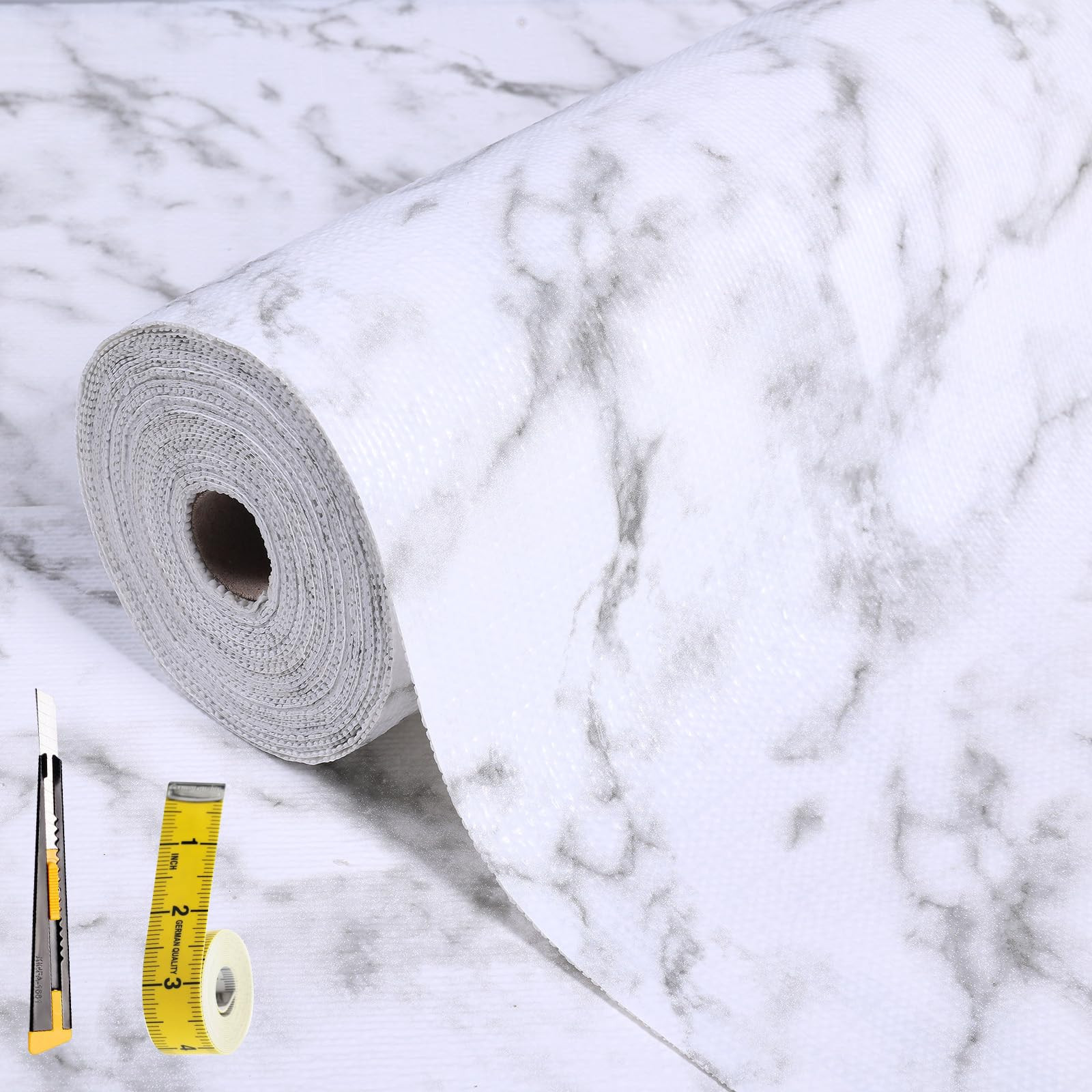 Drawer and Shelf Liner for Kitchen Cabinet: 12 in X 20 Ft Non Slip Waterproof Shelf Paper Non Adh... | Amazon (US)