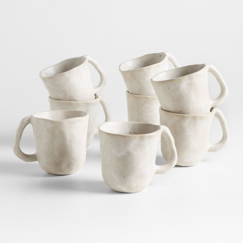 Kiln 11-oz. Mugs by Leanne Ford, Set of 8 + Reviews | Crate & Barrel | Crate & Barrel
