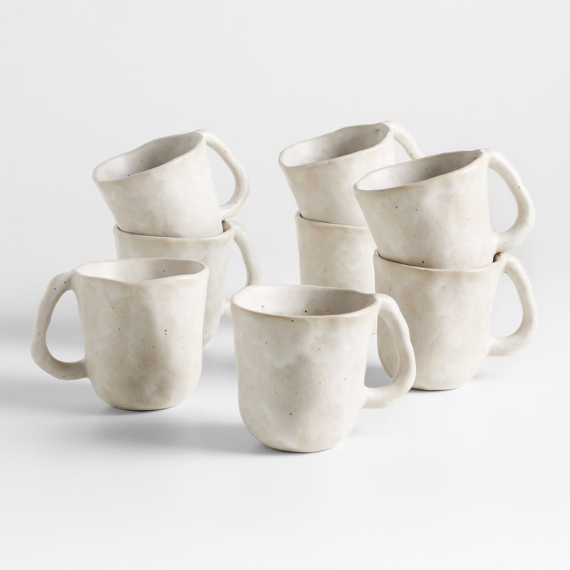Kiln Mugs by Leanne Ford, Set of 8 | Crate & Barrel | Crate & Barrel