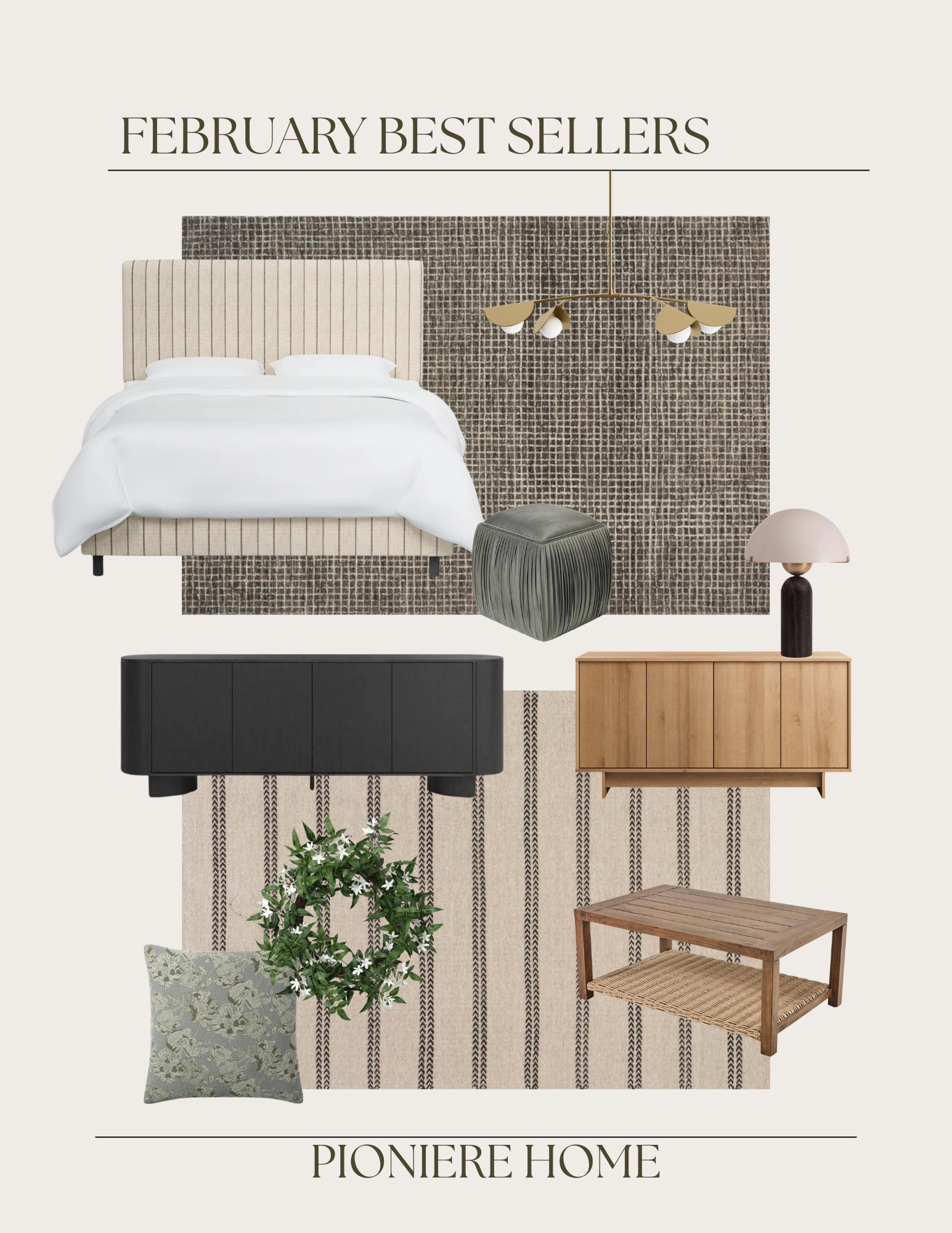 February best sellers. He’s selling furniture, area rugs, and decor. Sideboard cabinets, upholstered bed, neutral area rugs, Wayfair finds, affordable home finds  

#LTKHome #LTKSeasonal #LTKSaleAlert