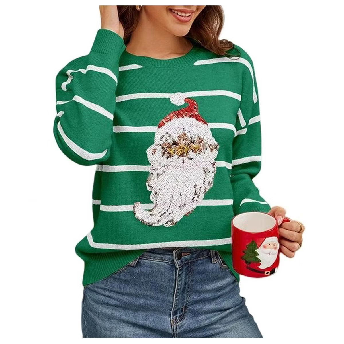 Clearlove Christmas Sweaters for Women Cute Christmas Sweater Ugly Xmas Sweater Crewneck Holiday ... | Target