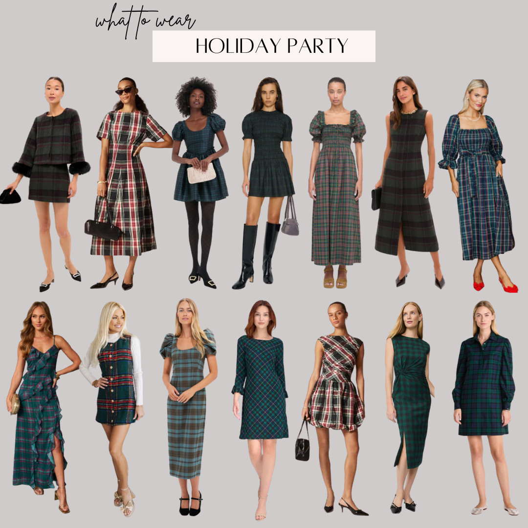 Holiday Dresses: Rounded up a selection of green holiday-ready dresses in festive plaid perfect for holiday dinner parties, office work parties or other festive celebrations. 



ootd style fashion, womens dress, holiday party, green dress for holidays, christmas party, christmas plaid tartan, reformation, tuckernuck, jcrew, ann taylor, vicicollection,  

 #LTKHoliday #LTKootd #LTKSeasonal