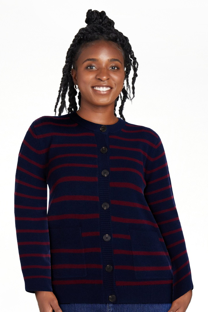 Scenario Women's Crewneck Cardigan with Patch Pockets, Lightweight, Sizes XS-XXXL | Walmart (US)