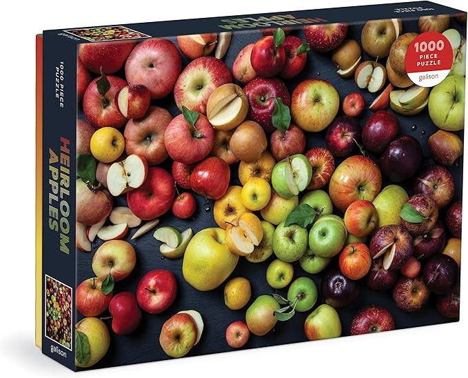Galison Heirloom Apples 1000 Piece Puzzle from Galison - 27" x 20" Puzzle, Beautiful Art by Julie... | Amazon (US)