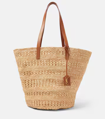 Panier Medium raffia basket bag | Mytheresa (INTL)