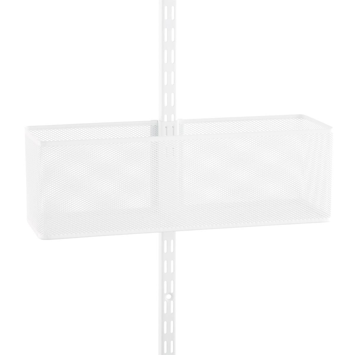 Elfa Utility White Mesh Baskets | The Container Store