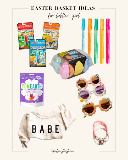 Easter basket gift ideas for toddler girl 

#LTKFind #LTKkids #LTKSeasonal