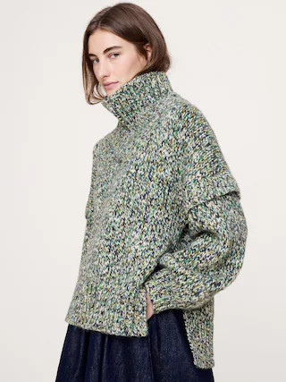 Wool-Alpaca Blend Sweater Tunic | Banana Republic (US)