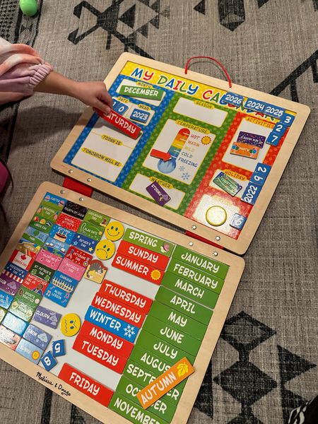 My 3.5 year old loves doing this daily calendar from Melissa and Doug! On sale on amazon 



Toddler gifts, Christmas holidays learning tools, Montessori learning

#LTKGiftGuide #LTKfindsunder50 #LTKkids