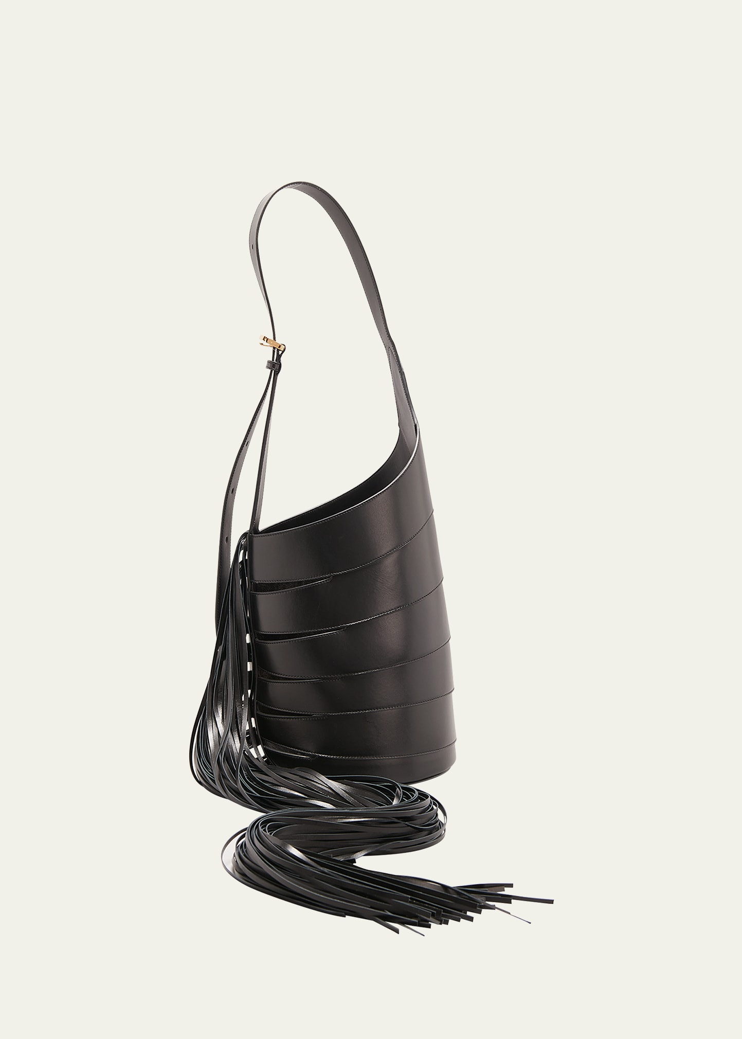 Babel Medium Fringe Cutout Bucket Bag | Bergdorf Goodman