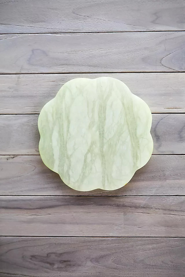 Scalloped Alabaster Serving Board | Anthropologie (US)