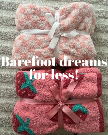 Full size blankets, baby blankets & both toddler & adult robes are over 50% off! Lots of fun prints & material is IDENTICAL to barefoot dreams

#LTKfamily #LTKhome #LTKfindsunder50