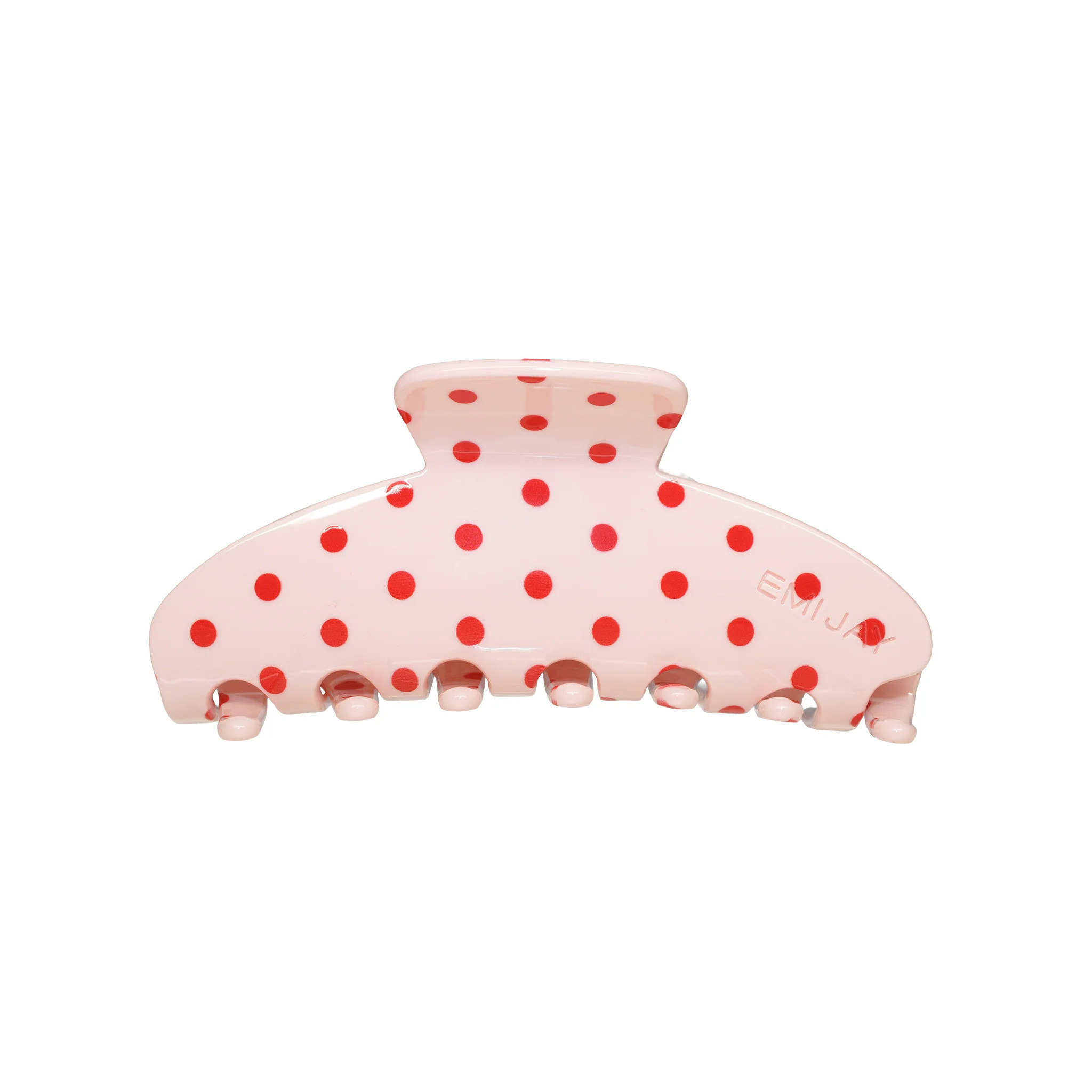 Big Effing Clip in Blush Polka Dot | Emi Jay