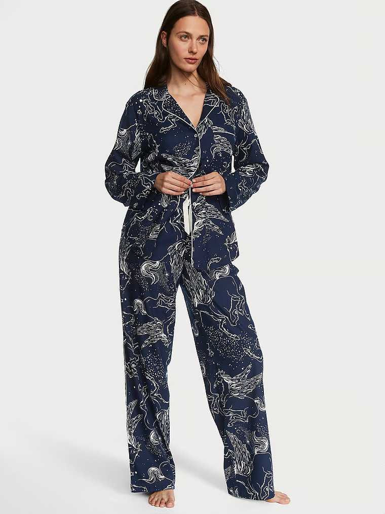 Flannel Long Pajama Set | Victoria's Secret (US / CA )