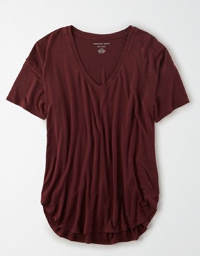 AE Soft & Sexy V-Neck T-Shirt | American Eagle Outfitters (US & CA)