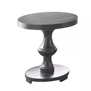 Check The Home Depot's Q&A Before Buying: Dory Ebony Round End Table | The Home Depot