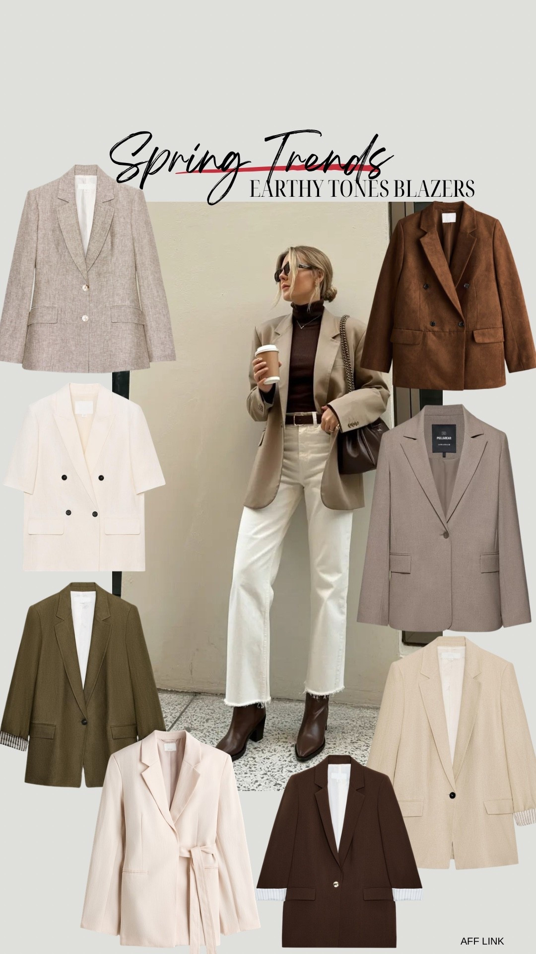 SPRING TRENDS: EARTHY TONES BLAZERS🤎✨
