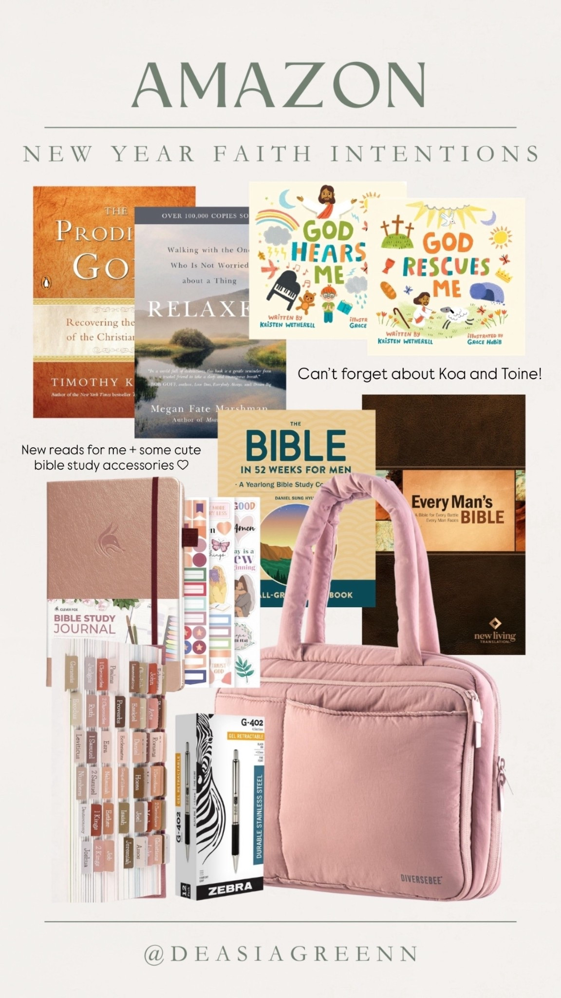 New year faith intentions reset ✝️ I found some new reads for me and for the boys, and some things to help with my bible study! 

#LTKmomlife #LTKselfcare