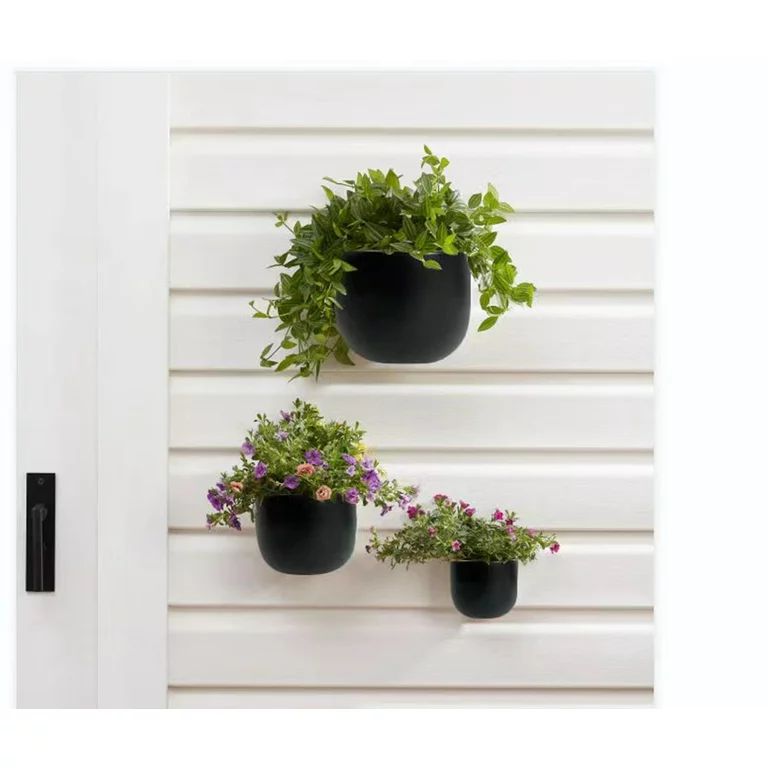 Better Homes and  Gardens Blake 3  pack Wall Planters | Walmart (US)