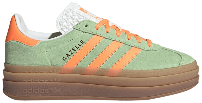 Wmns Gazelle Bold 'Green Spark Screaming Orange' | GOAT