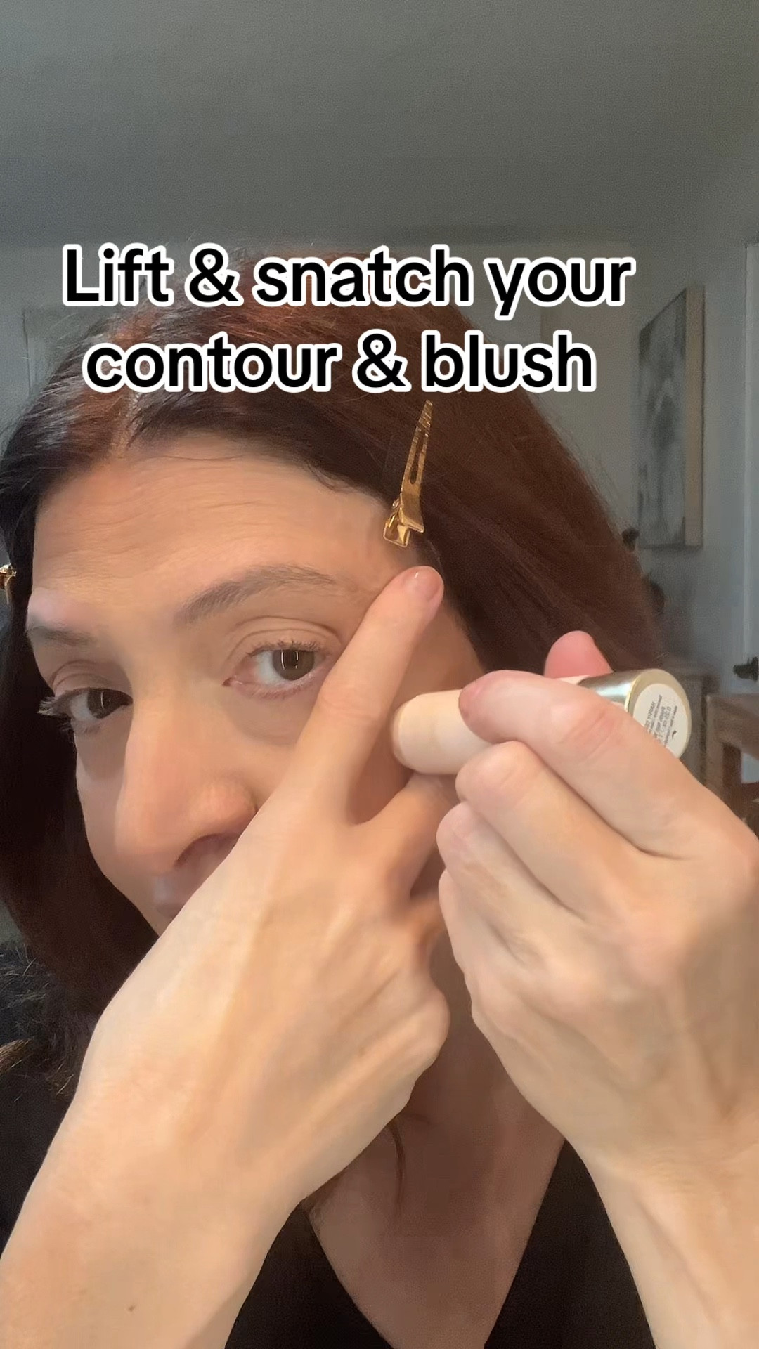 @rarebeautylab lift & snatch your face .  With this contour hack . #makeup #over40beauty

#LTKdayinmylife #LTKBeauty #LTKOver40