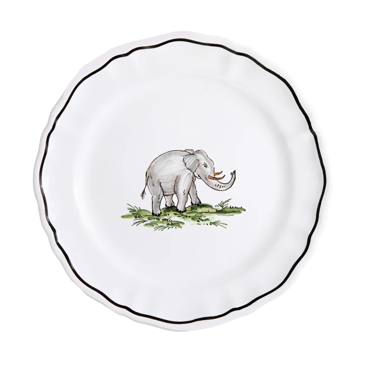 Animaux de la Savane Dessert/Side Plate, Elephant | Over The Moon