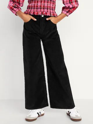 High-Waisted Baggy Wide-Leg Corduroy Pants for Girls | Old Navy (US)