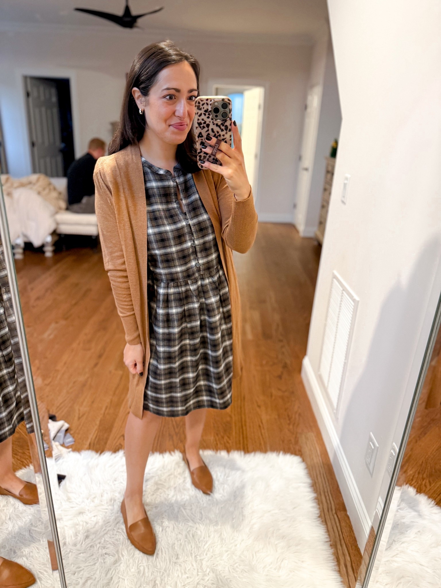 Outfit of the day
Dress; small
Cardigan & shoes are old 

#LTKFindsUnder50 #LTKWorkwear #LTKStyleTip