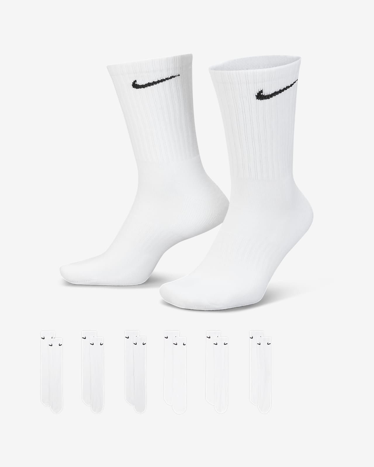 Nike Everyday Cushioned Training Crew Socks (6 Pairs). Nike.com | Nike (US)